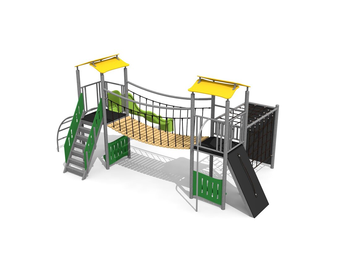 Kletterlandschaft 2 steel : Produkte : Hinnen Spielplatzgeräte AG