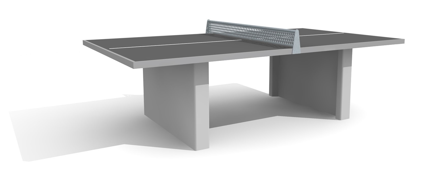 Table de ping-pong béton - Mineral Urba