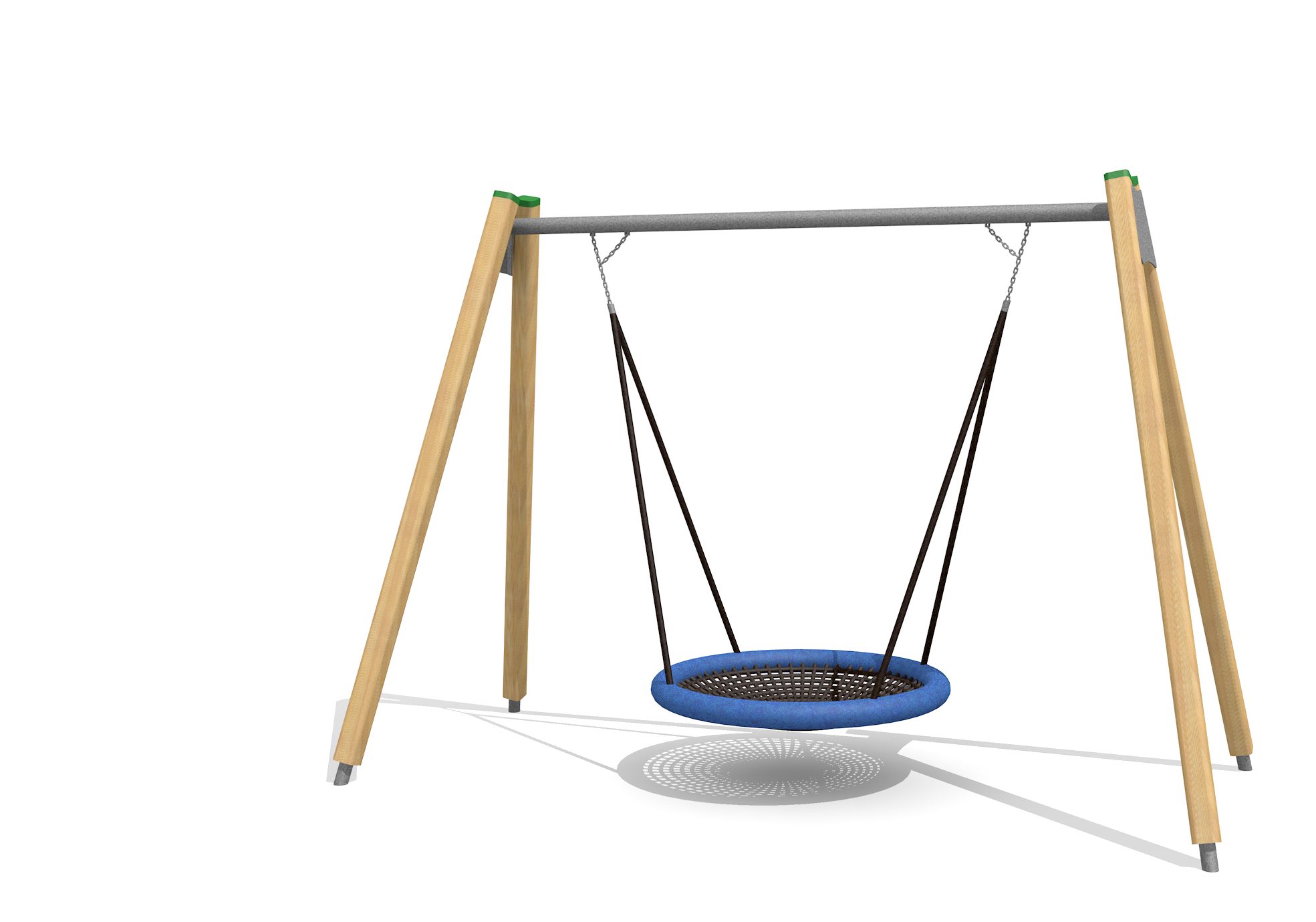 Nestschaukel 120 Holz Metall Produkte Hinnen Spielplatzgerate Ag